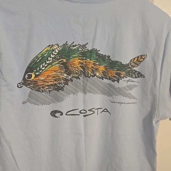 Costa Light Blue T-Shirt - Picture 4 of 5